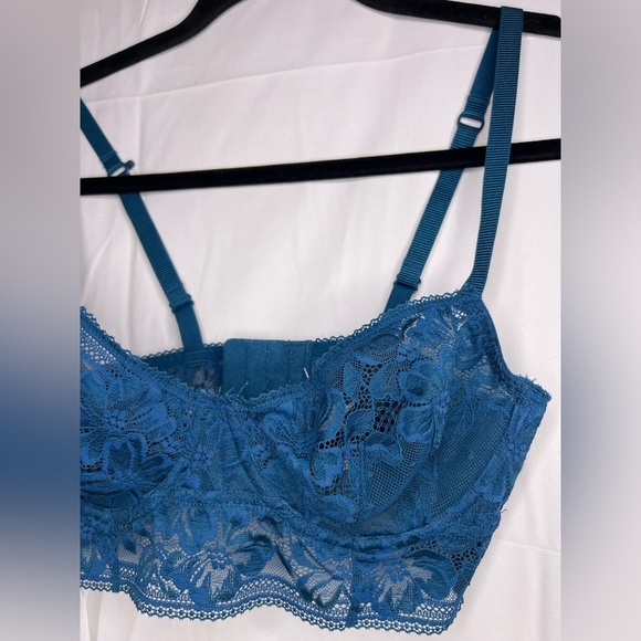 Free People Sorento Demi Lace Longline Underwire Bra (32D) - Picture 6 of 8